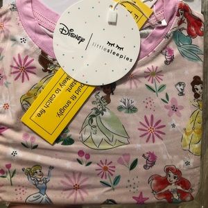 NWT Disney little sleepies princess bamboo pjs